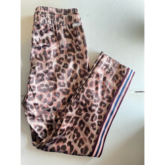Mother The Lounger Ankle Track Pants size S Wildcat print - Picture 8 of 14